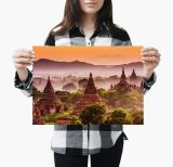 yanfind A3| Bagan Myanmar Poster Print Size A3 Ancient World Poster