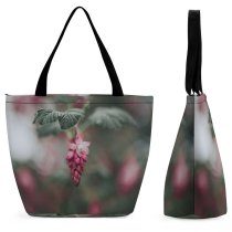 Yanfind Shopping Bag for Ladies Flower Seattle United States Bud Leaves Leaf Bloom Flora Grain Plant Produce Reusable Multipurpose Heavy Duty Grocery Bag for Outdoors.