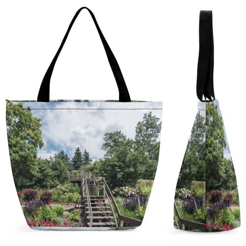 Yanfind Shopping Bag for Ladies Garden Outdoors Arbour Plant Flower Reusable Multipurpose Heavy Duty Grocery Bag for Outdoors.