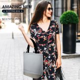 Yanfind Shopping Bag for Ladies Grey Fog Outdoors Mist Sand Soil Creative Commons Reusable Multipurpose Heavy Duty Grocery Bag for Outdoors.