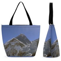 Yanfind Shopping Bag for Ladies Mountainous Landforms Range Ridge Arte Alps Massif Sky Rock Reusable Multipurpose Heavy Duty Grocery Bag for Outdoors.