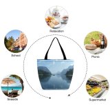 Yanfind Shopping Bag for Ladies Adventure Boat Lake Kayak Reusable Multipurpose Heavy Duty Grocery Bag for Outdoors.