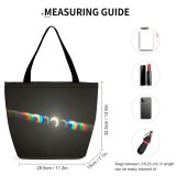 Yanfind Shopping Bag for Ladies Light Lighting Visual Technology Darkness Night Optoelectronics Reusable Multipurpose Heavy Duty Grocery Bag for Outdoors.