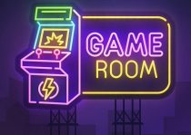 yanfind A1|Neon Game Room Sign Poster Print Size 60 x 90cm Gaming Poster