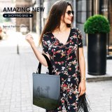 Yanfind Shopping Bag for Ladies Grey Fog Outdoors Mist Belvedere Faito Piazzale Dei Capi Monte Metropolitan City Reusable Multipurpose Heavy Duty Grocery Bag for Outdoors.