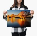 yanfind A3| Forth Rail Bridge Poster Size A3 Scotland Travel Poster