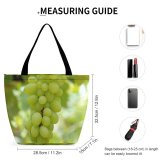 Yanfind Shopping Bag for Ladies Grape Wine Eat Summer Fruits Fruit Veggies Vegetables Tropical Drinks Grow Plant Reusable Multipurpose Heavy Duty Grocery Bag for Outdoors.