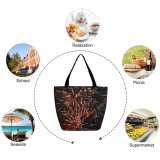 Yanfind Shopping Bag for Ladies Fuochi Fireworks Pyrotechnics Feu Flame Fire Sky Midnight Event Night Darkness Reusable Multipurpose Heavy Duty Grocery Bag for Outdoors.