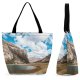 Yanfind Shopping Bag for Ladies Outdoors Snow Oyón Province Peru Cliff Plateau Basin Canyon Reusable Multipurpose Heavy Duty Grocery Bag for Outdoors.