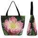 Yanfind Shopping Bag for Ladies Flower Waterlily Flowering Plant Petal Botany Wildflower Aquatic Annual Lily Reusable Multipurpose Heavy Duty Grocery Bag for Outdoors.