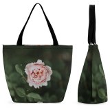 Yanfind Shopping Bag for Ladies Flower Rose Flora Plant Rundāle Palace Pilsrundāle Latvia Carnation Summer Garden Reusable Multipurpose Heavy Duty Grocery Bag for Outdoors.