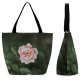 Yanfind Shopping Bag for Ladies Flower Rose Flora Plant Rundāle Palace Pilsrundāle Latvia Carnation Summer Garden Reusable Multipurpose Heavy Duty Grocery Bag for Outdoors.