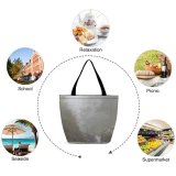 Yanfind Shopping Bag for Ladies Grey Outdoors Fog Mist Парк Водопадов Менделиха Krasnodar Krai Art Туман Водопад Reusable Multipurpose Heavy Duty Grocery Bag for Outdoors.