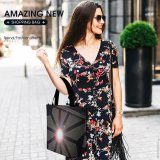 Yanfind Shopping Bag for Ladies Light Lighting Sky Design Architecture Symmetry Reusable Multipurpose Heavy Duty Grocery Bag for Outdoors.