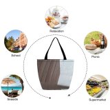 Yanfind Shopping Bag for Ladies Grey Wood Montmorency Beauport Québec Qc Furniture Outdoors Graupel Whiteout Reusable Multipurpose Heavy Duty Grocery Bag for Outdoors.