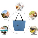 Yanfind Shopping Bag for Ladies Pair Pigeons Pigeon Flying Birds Bird Isolated Homing Sky Together Follow Reusable Multipurpose Heavy Duty Grocery Bag for Outdoors.