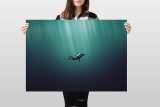 yanfind A1 | Scuba Diving Poster Art Print 60 x 90cm 180gsm Diver Sea Ocean
