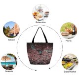 Yanfind Shopping Bag for Ladies Ground Invertebrate Birds Insect Grey Light Dark Butterfly Public Domain Reusable Multipurpose Heavy Duty Grocery Bag for Outdoors.