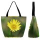 Yanfind Shopping Bag for Ladies Flower Flowering Plant Petal Flatweed Dandelion Wildflower Crepis Paludosa Reusable Multipurpose Heavy Duty Grocery Bag for Outdoors.