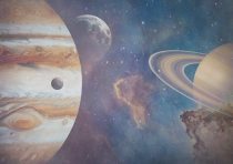 yanfind A1 Planets Poster Art Print 60 X 90cm 180gsm Jupiter Saturn