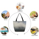 Yanfind Shopping Bag for Ladies Argentina Patagonia Torres Del Paine Outdoor Dramatic Sky Cloud Mountainous Reusable Multipurpose Heavy Duty Grocery Bag for Outdoors.