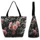 Yanfind Shopping Bag for Ladies Flower Plant Rose Geranium British Columbia Vancouver Petal Desktop HQ Reusable Multipurpose Heavy Duty Grocery Bag for Outdoors.