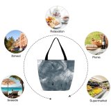 Yanfind Shopping Bag for Ladies Cube Cubes Cool Winter Isbiter Isbit Texture Freezing Liquid Transparent Reusable Multipurpose Heavy Duty Grocery Bag for Outdoors.