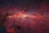 yanfind A1 | Red Space Nebula Poster Art Print 60 x 90cm 180gsm Galaxy Universe