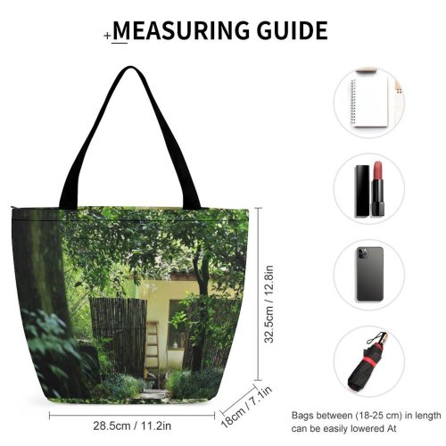 Yanfind Shopping Bag for Ladies Garden Outdoors Arbour China Zhejiang 杭州 Furniture Bench Plant Porch Flagstone Patio Reusable Multipurpose Heavy Duty Grocery Bag for Outdoors.