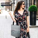 Yanfind Shopping Bag for Ladies Grey Outdoors Snow Alaska Usa Reusable Multipurpose Heavy Duty Grocery Bag for Outdoors.