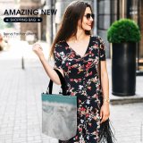 Yanfind Shopping Bag for Ladies Foam Birds Bubbles Sea Ocean Islascanarias Creative Commons Reusable Multipurpose Heavy Duty Grocery Bag for Outdoors.