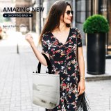 Yanfind Shopping Bag for Ladies Fog Mist Outdoors Hirzel Suiza Landscape Tree Autumn Hill Rolling Light Alps Reusable Multipurpose Heavy Duty Grocery Bag for Outdoors.