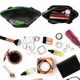 Yanfind Shopping Bag for Ladies Snake Reptile Venomous Scary Serpent Scaled Boa Smooth Greensnake Organism Family Reusable Multipurpose Heavy Duty Grocery Bag for Outdoors.