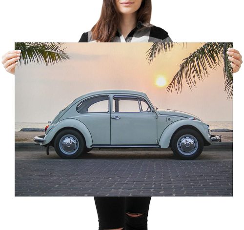 yanfind A1| Classic Beetle Car Poster Size 60 x 90cm Classic Car Poster