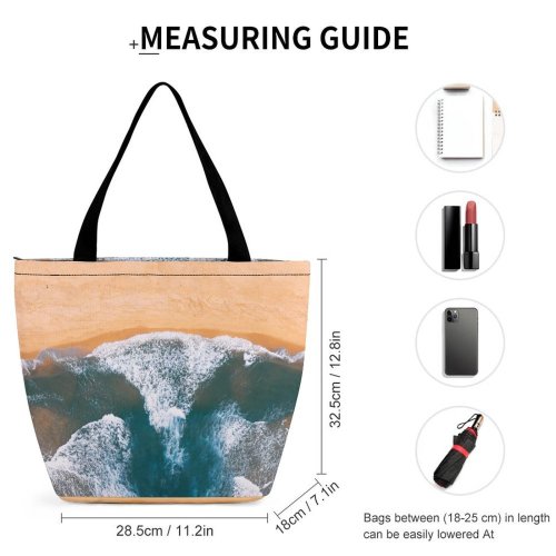 Yanfind Shopping Bag for Ladies Outdoors Snow Dover Rd Wamberal Nsw Australia Grey Mavic Reusable Multipurpose Heavy Duty Grocery Bag for Outdoors.