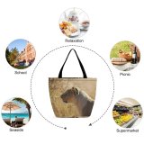 Yanfind Shopping Bag for Ladies Lion Africa Female Vertebrate Wildlife Terrestrial Felidae Big Cats Snout Adaptation Whiskers Reusable Multipurpose Heavy Duty Grocery Bag for Outdoors.