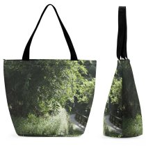 Yanfind Shopping Bag for Ladies Garden Outdoors Arbour Plant Porch Path Public Domain Reusable Multipurpose Heavy Duty Grocery Bag for Outdoors.