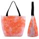 Yanfind Shopping Bag for Ladies Crystal Fun Peach Granita Reusable Multipurpose Heavy Duty Grocery Bag for Outdoors.