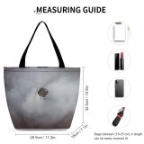 Yanfind Shopping Bag for Ladies Grey Fog Salesforce Transit Center Francisco Usa United States Outdoors Reusable Multipurpose Heavy Duty Grocery Bag for Outdoors.