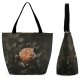 Yanfind Shopping Bag for Ladies Flower Rose Conifer Flora Plant Tree Petal Bud Detail Closeup Dark Peach Reusable Multipurpose Heavy Duty Grocery Bag for Outdoors.