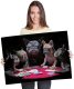 yanfind A1 - French Bulldogs Playing Cards Dog Art Print 90 X 60 cm 180gsm satin gloss photo paper