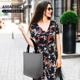 Yanfind Shopping Bag for Ladies Grey Fog Outdoors Mist City Creative Commons Reusable Multipurpose Heavy Duty Grocery Bag for Outdoors.