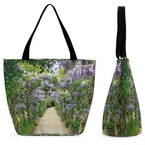 Yanfind Shopping Bag for Ladies Garden Arbour Outdoors Plant Roehampton University United Flower London Universtiy Reusable Multipurpose Heavy Duty Grocery Bag for Outdoors.