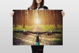yanfind A1 | Mountain Biking Poster Art Print 60 x 90cm 180gsm Cycling Bike