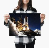 yanfind A3| Space Shuttle Poster Size A3 Astronaut Travel Spacecraft Poster