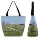 Yanfind Shopping Bag for Ladies Grass Plant Field Grassland Outdoors Countryside Lawn Rural Mound Farm Tree Meadow Reusable Multipurpose Heavy Duty Grocery Bag for Outdoors.