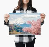 yanfind A3| Mount Fuji Poster Print Size A3 Japan Sakura Nature Poster