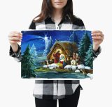 yanfind A4| Nativity Scene Poster Print Size A4 Christmas Religious Poster