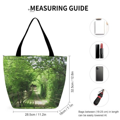 Yanfind Shopping Bag for Ladies Garden Arbour Outdoors Capstone Farm Country Park Cafe Road Gillingham Uk Reusable Multipurpose Heavy Duty Grocery Bag for Outdoors.