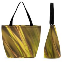 Yanfind Shopping Bag for Ladies Grass Flora Plant Park City United States Grain Produce Vegetable Wheat Utah Reusable Multipurpose Heavy Duty Grocery Bag for Outdoors.